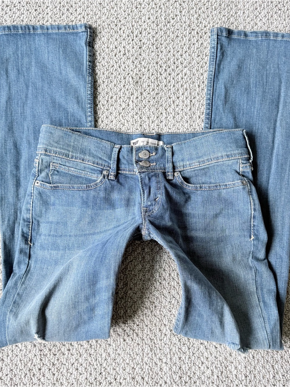 Y2K Vintage Women's Low Rise Levi's Bootcut Denim Jeans